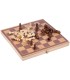 Jeu d’échecs pliable de 28,7 cm x 28,7 cm