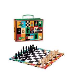 Echecs et Dames en mallette