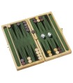 Backgammon en feutre vert